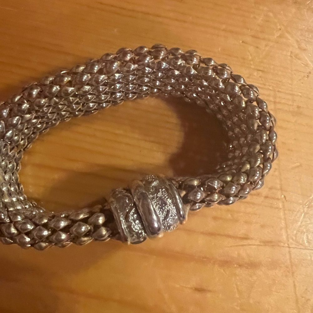 Source Unknown Silver Bracelet - image 6